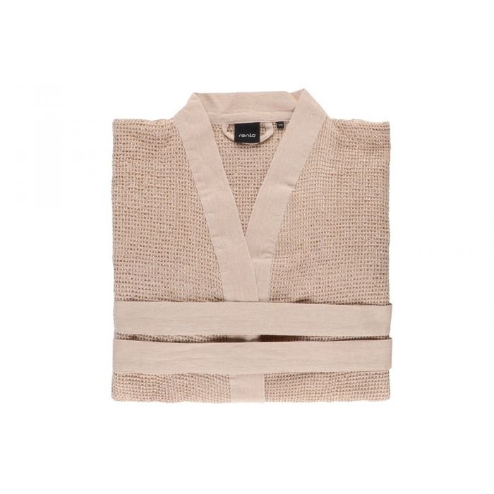 Rento Badjas Kenno L/XL beige/wit