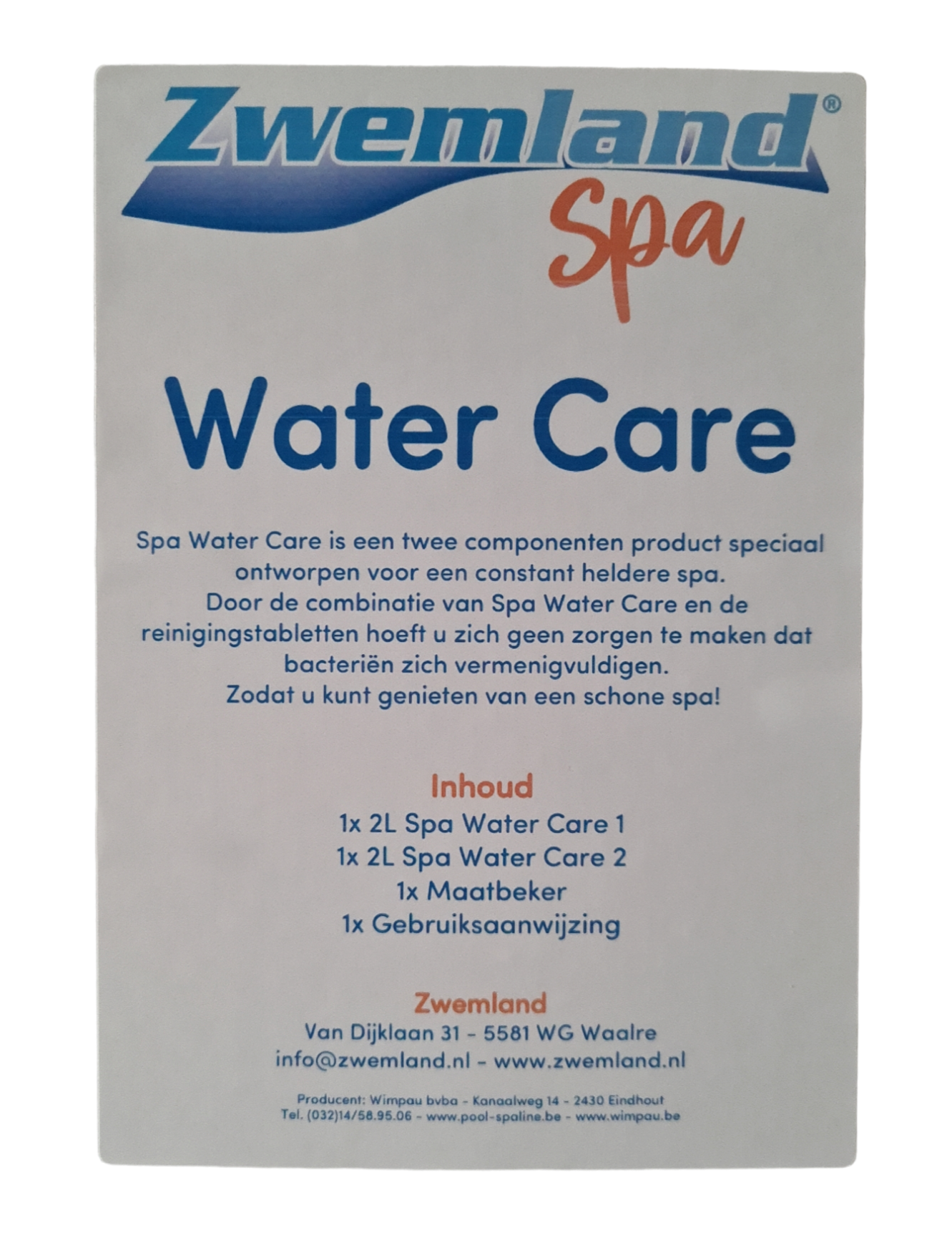 Zwemland Spa Line | Spa Clarity - Water care