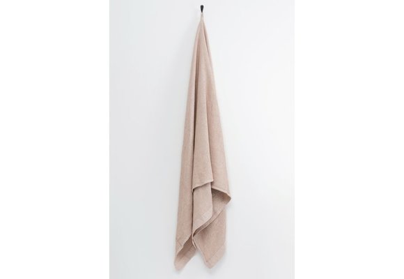 Handdoek Kenno 90x180 cm beige/wit