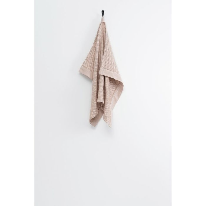 Rento Handdoek Kenno 50x70 cm beige/wit
