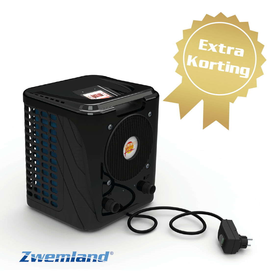 Summerfun Mini Warmtepomp 3,75kw - Tot 12m2 | Plug & Play