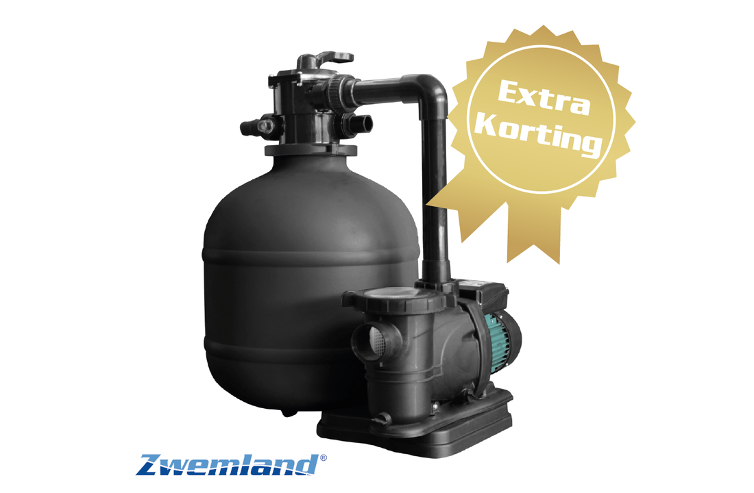 Quick Clean Classic zandfilterset 4m3/6m3/8m3