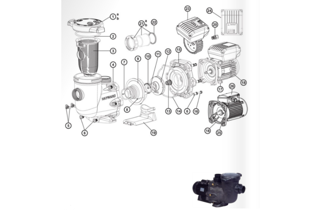 Hayward tristar impeller ring SPX3021R