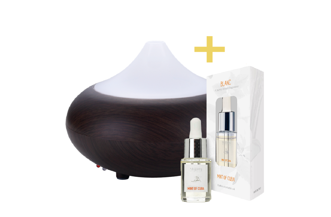 Aroma Diffuser - 2 kleuren - Gratis geurparfum