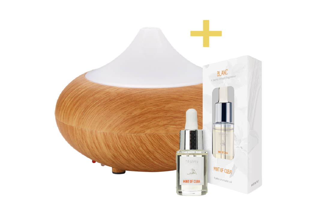 Aroma Diffuser - 2 kleuren - Gratis geurparfum