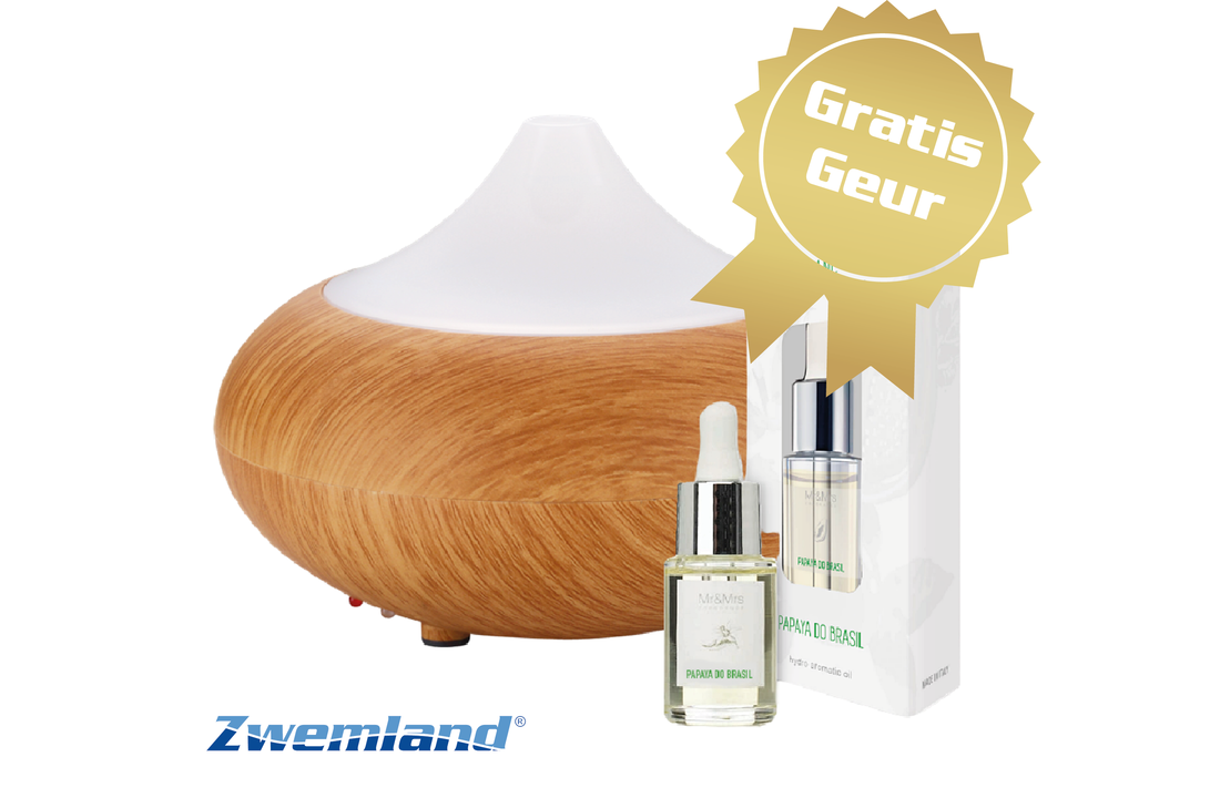 Aroma Diffuser - 2 kleuren - Gratis geurparfum