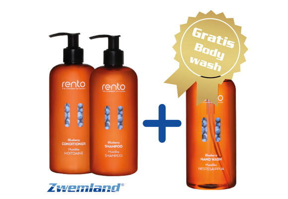 Rento Shampoo en Conditioner / Handzeep - Gratis Bodywash