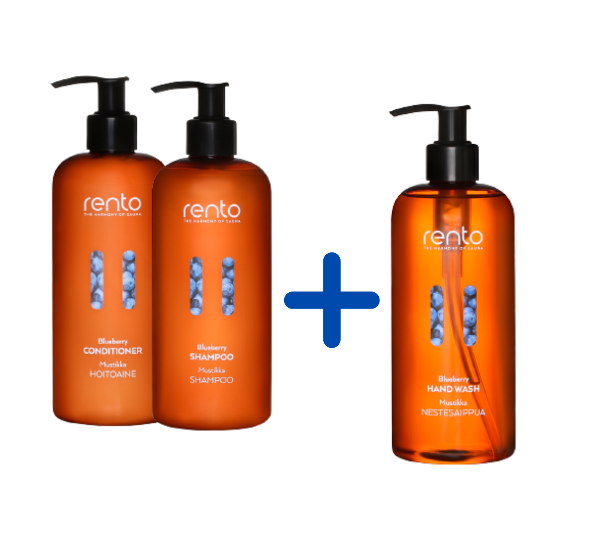 Rento Shampoo en Conditioner / Handzeep - Gratis Bodywash