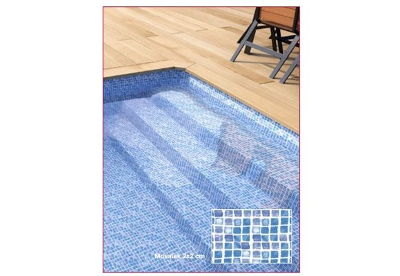 Zwembad liner 75/100ste kleur mozaïek