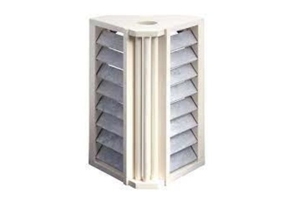 Sauna lampenkap verticale met Spekstenen Lamellen