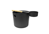 KOLO Sauna Emmer en Lepel - Zwart