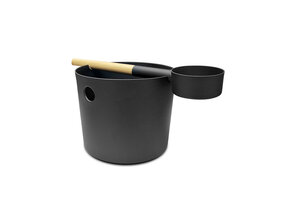 KOLO Sauna Emmer en Lepel - Zwart