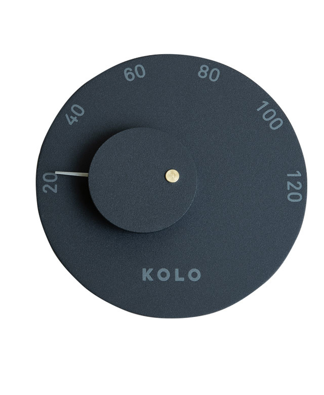 KOLO Sauna Thermometer - Zwart