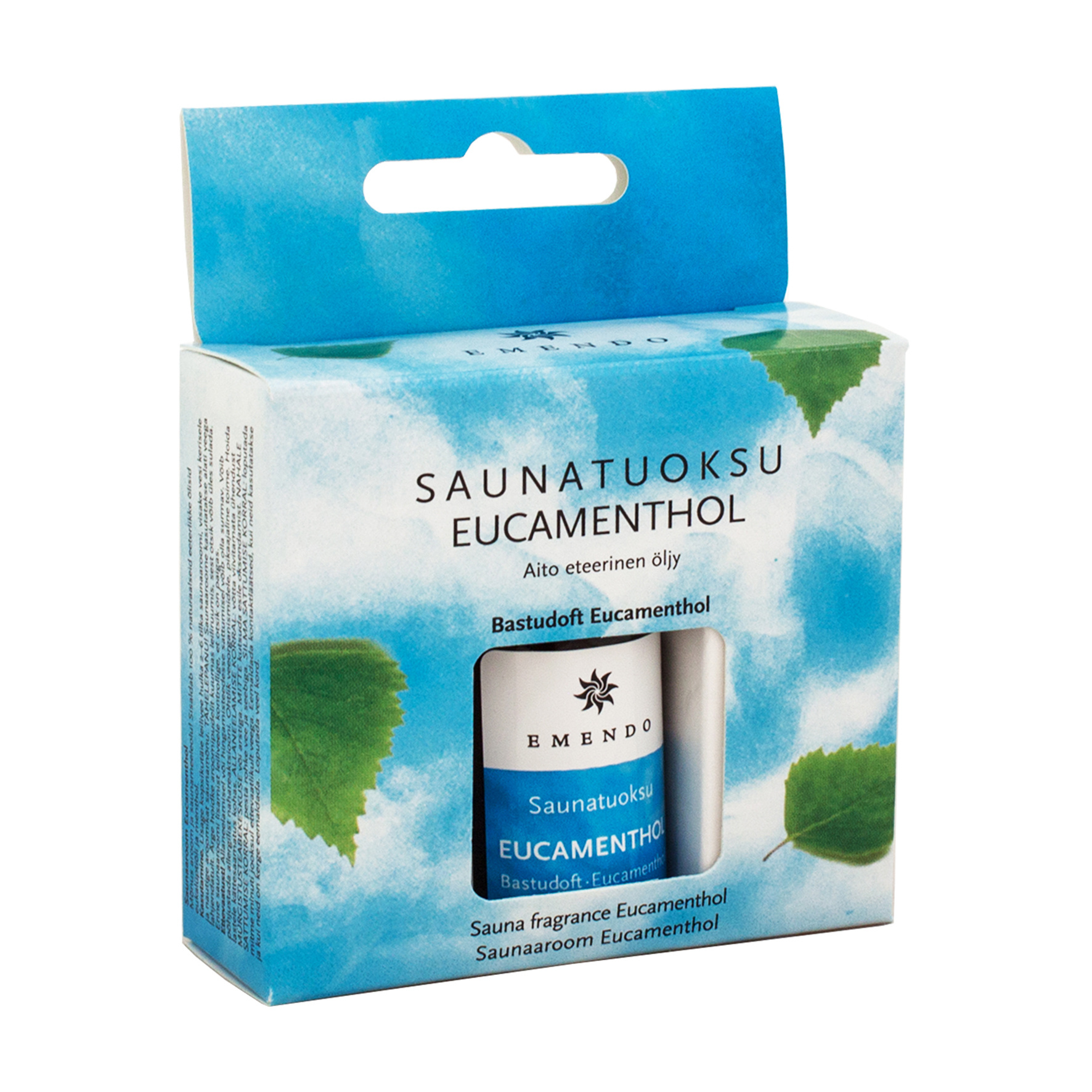 Emendo Emendo Sauna schaap met etherische olie Eucalyptus Wit