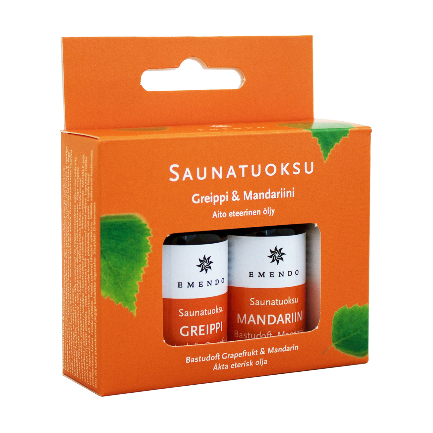 Emendo Sauna geuren Grapefruit & Mandarijn 2 x 10 ml - Greippi & Mandariini