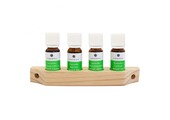 Emendo set Sauna geuren 4x10ml inclusief houten rekje