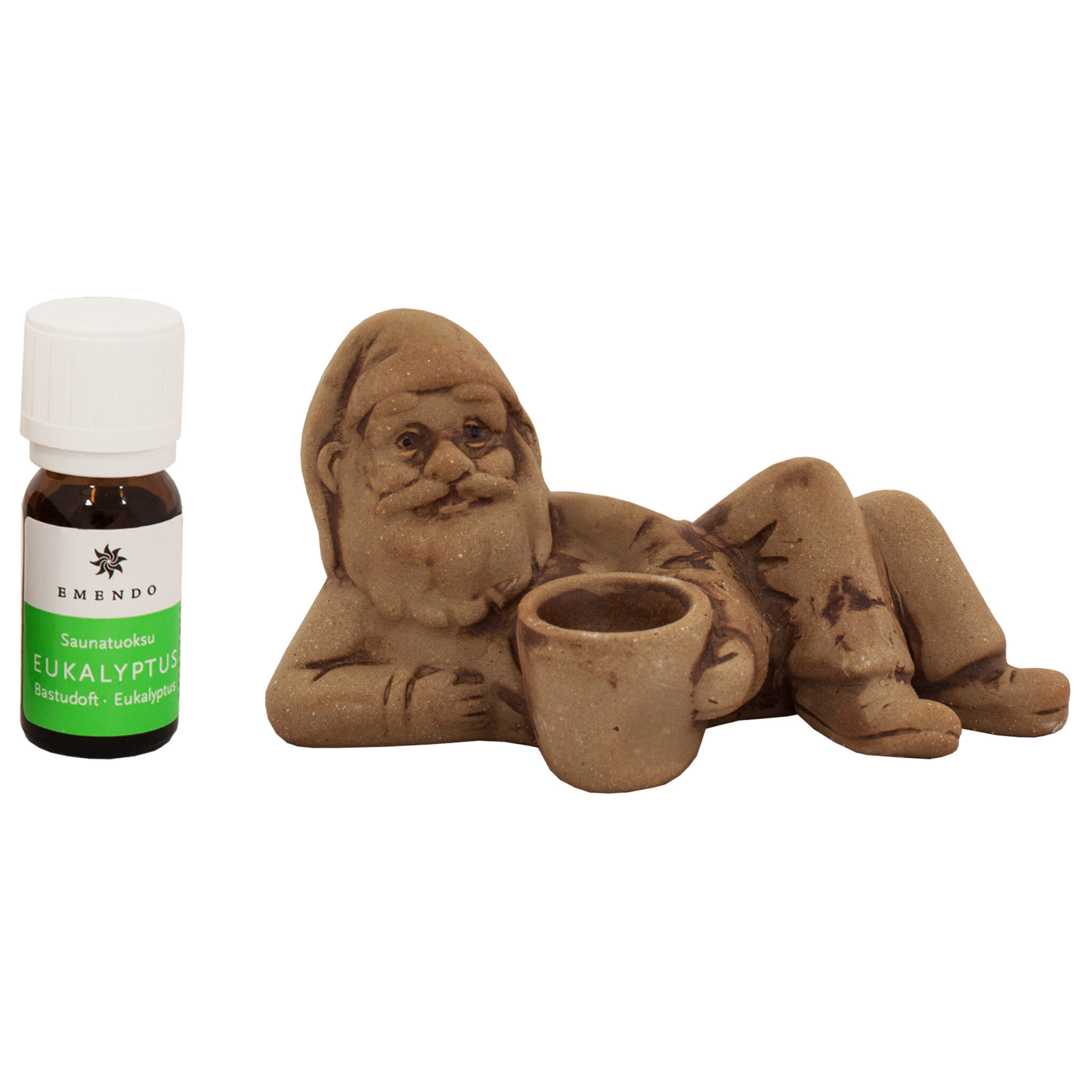 Emendo Sauna liggende kabouter met etherische olie Eucalyptus