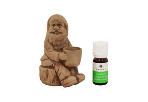 Emendo Sauna zittende kabouter met etherische olie Eucalyptus