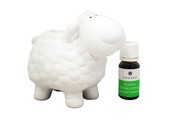 Emendo Sauna schaap met etherische olie Eucalyptus Wit