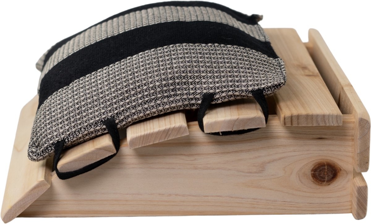 Emendo hoofdsteun bol model met zwart kussen