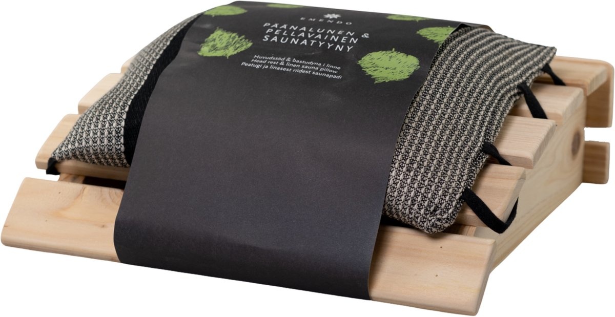 Emendo hoofdsteun bol model met zwart kussen