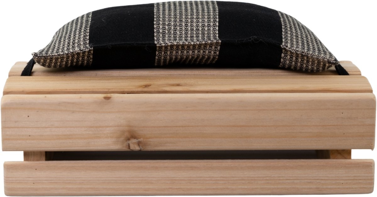 Emendo hoofdsteun bol model met zwart kussen