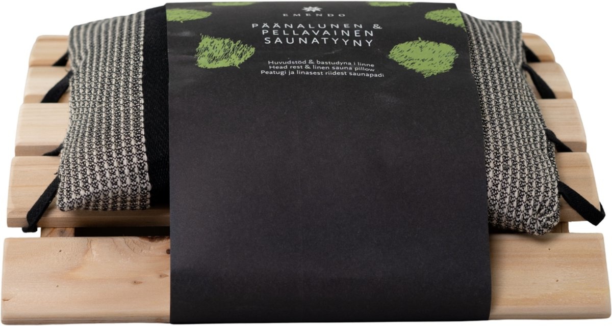 Emendo hoofdsteun bol model met zwart kussen