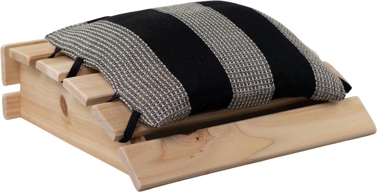 Emendo hoofdsteun bol model met zwart kussen