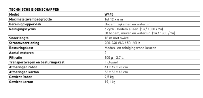 Zodiac Polaris W445 Zwembadrobot