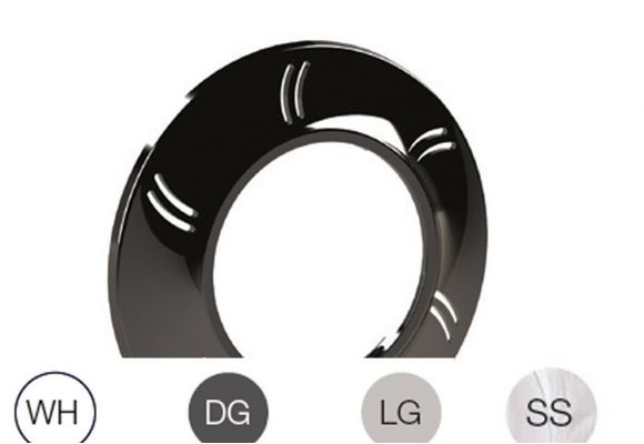 DuraVision Spectra afwerking RA Ø100 Polymeer Wit