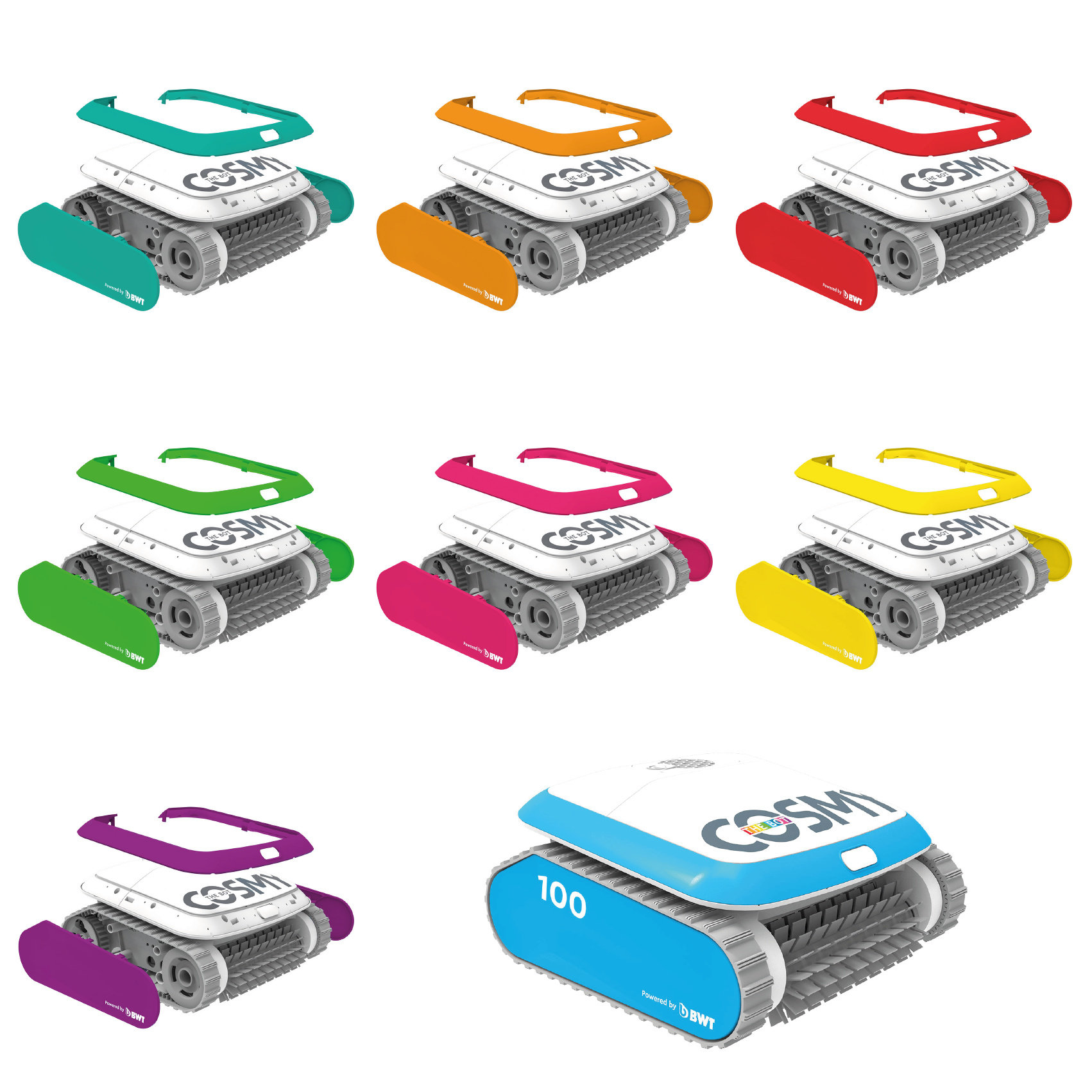 Cosmy 200 Zwembadrobot - Bodem, wanden, waterlijn & App