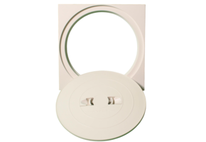 Astral skimmerkraag met deksel wit