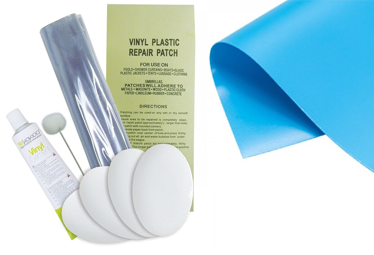 Zwembad Plakset met Blauwe Folie