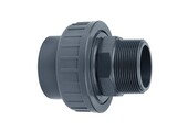 Astore PVC koppeling 50mm x 1 1/2'' Buitendraad