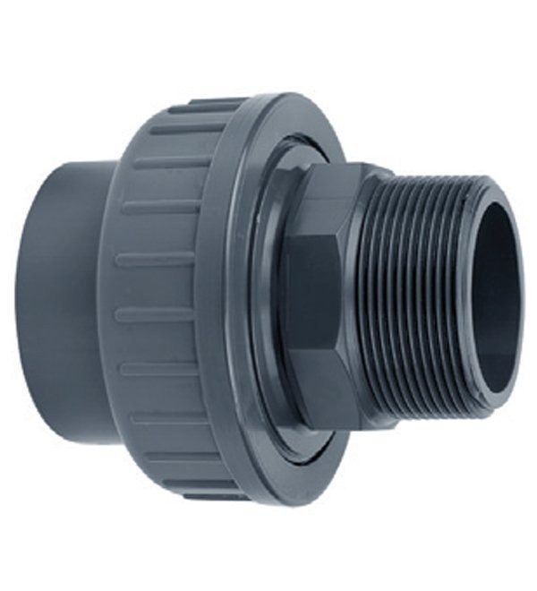 Astore PVC koppeling 50mm x 1 1/2'' Buitendraad