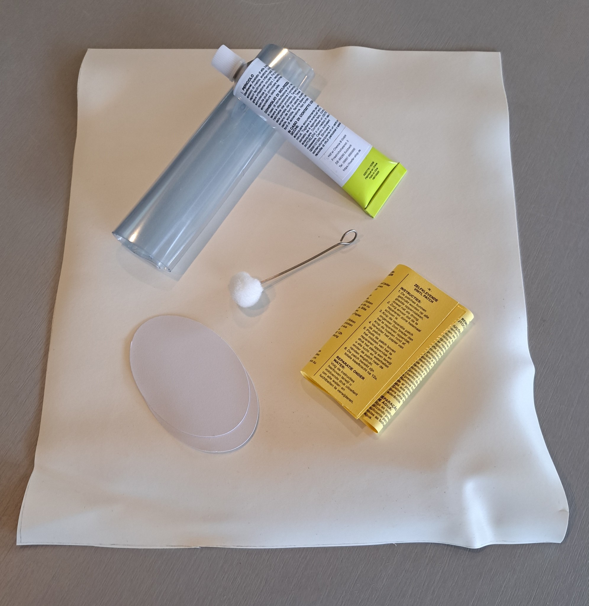 Zwembad Plakset met Witte Folie