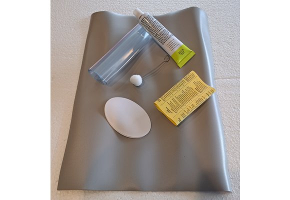 Zwembad Plakset met licht Grijze Folie