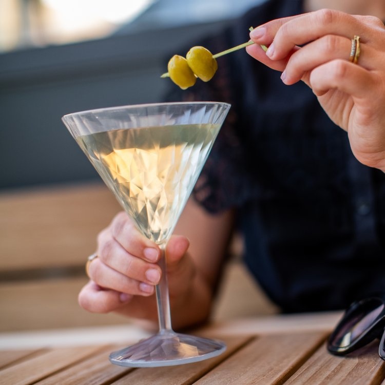 Koziol superglas club No.12 martiniglas 250 ml set van 2 stuks