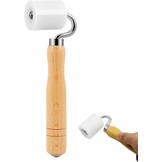 Aandrukrol 40 mm - wit