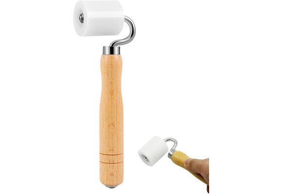 Aandrukrol 40 mm - wit