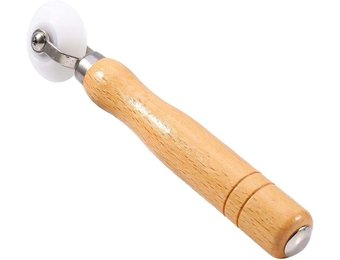 Aandrukrol wit smal 5 x 30 mm