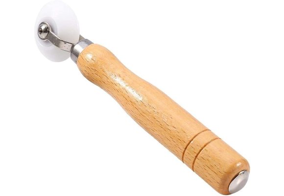 Aandrukrol wit smal 5 x 30 mm