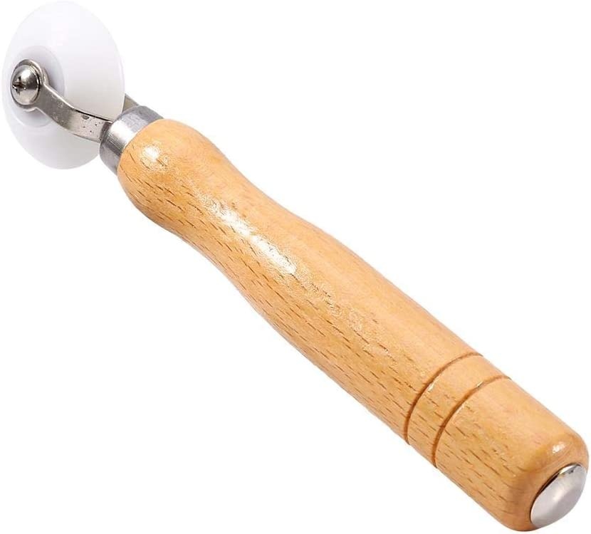 Aandrukrol wit smal 5 x 30 mm