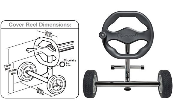 Oprolsysteem Thor | Max. badmaten 6 x 12 meter
