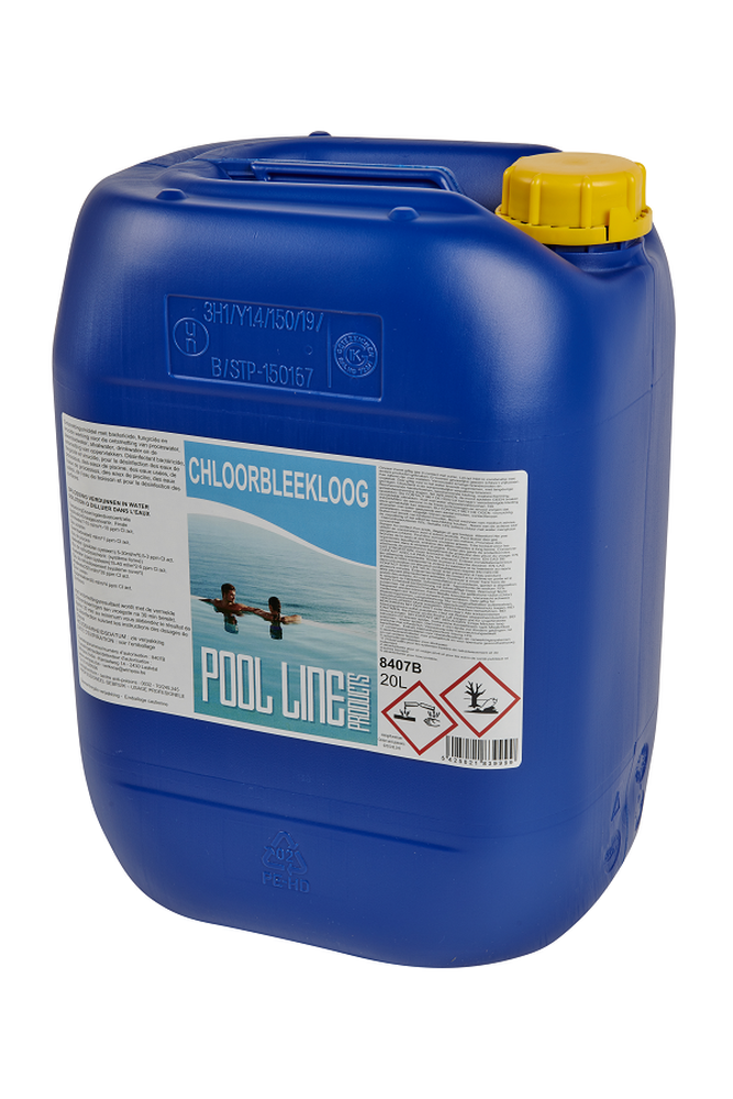 Jerrycan Vloeibaar chloor 20 liter - Natriumhypochloriet