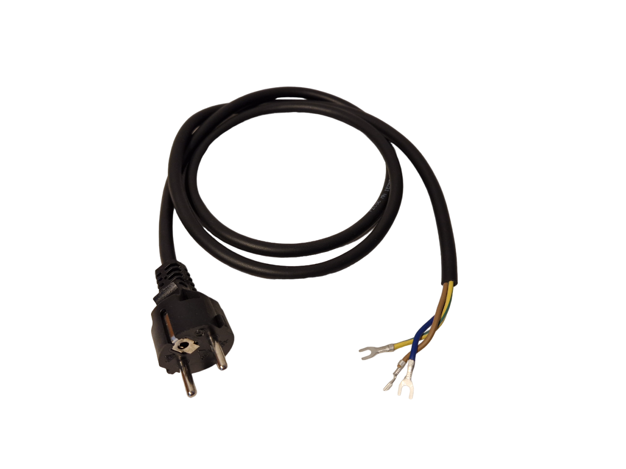 3m Stroomkabel H07 RNF Met Aangegoten Stekker 3x1,5mm²