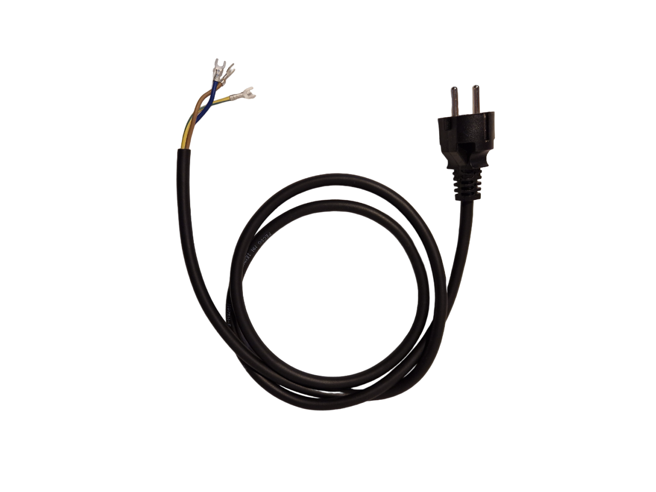 3m Stroomkabel H07 RNF Met Aangegoten Stekker 3x1,5mm²