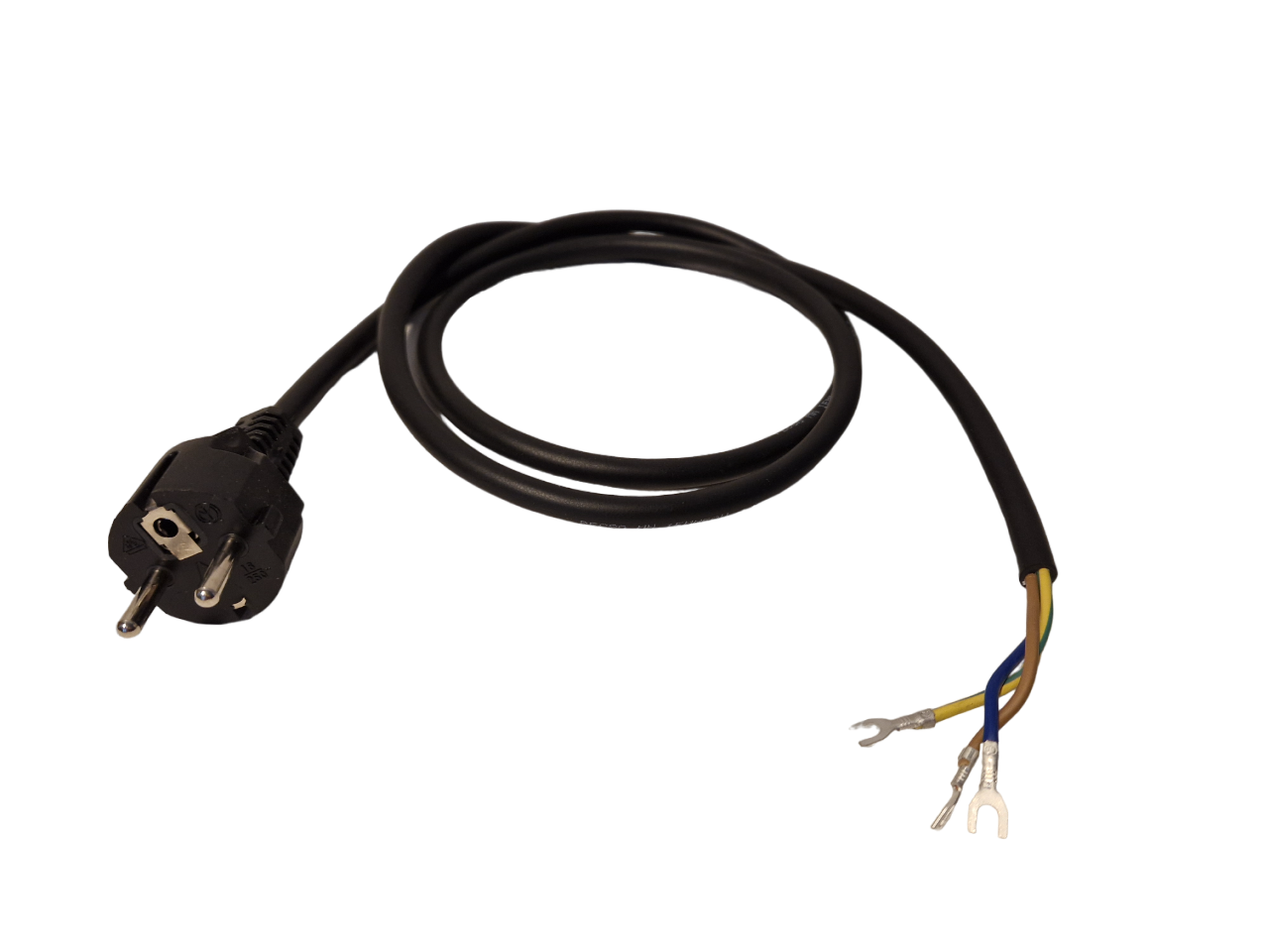 3m Stroomkabel H07 RNF Met Aangegoten Stekker 3x1,5mm²