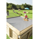 Oproller en veiligheidszeil Pistoche kinderzwembad