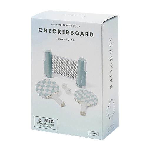 Sunnylife Tafeltennis Set Checkerboard
